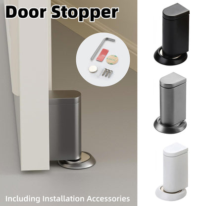 Magnetic Floor Mounted Door Stop – Durable Door Stop with Strong Magnetic Hold
