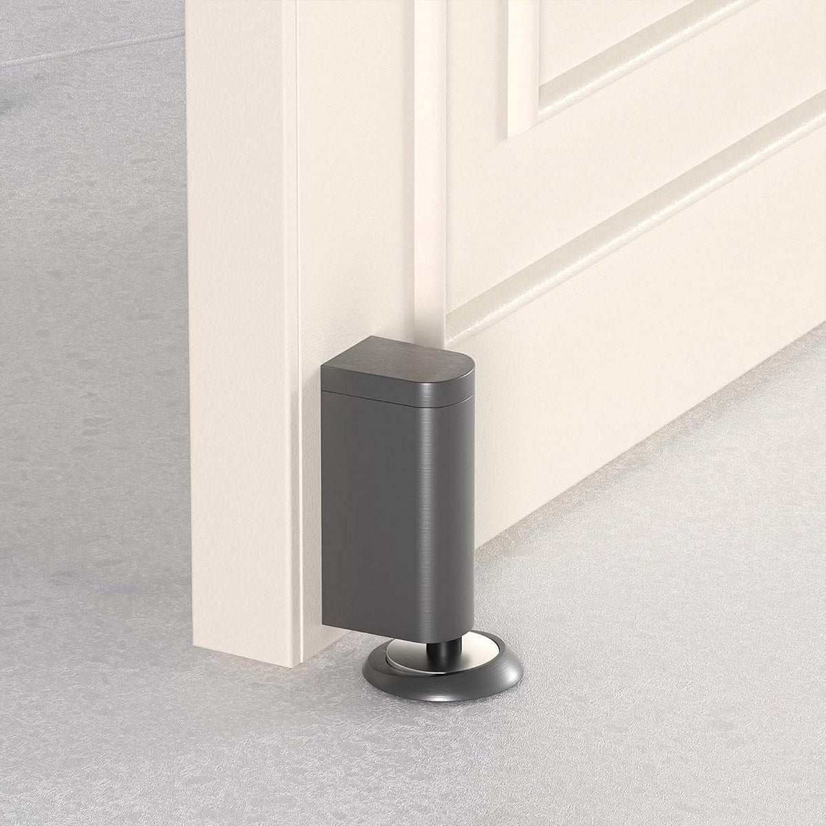 Magnetic Floor Mounted Door Stop – Durable Door Stop with Strong Magnetic Hold