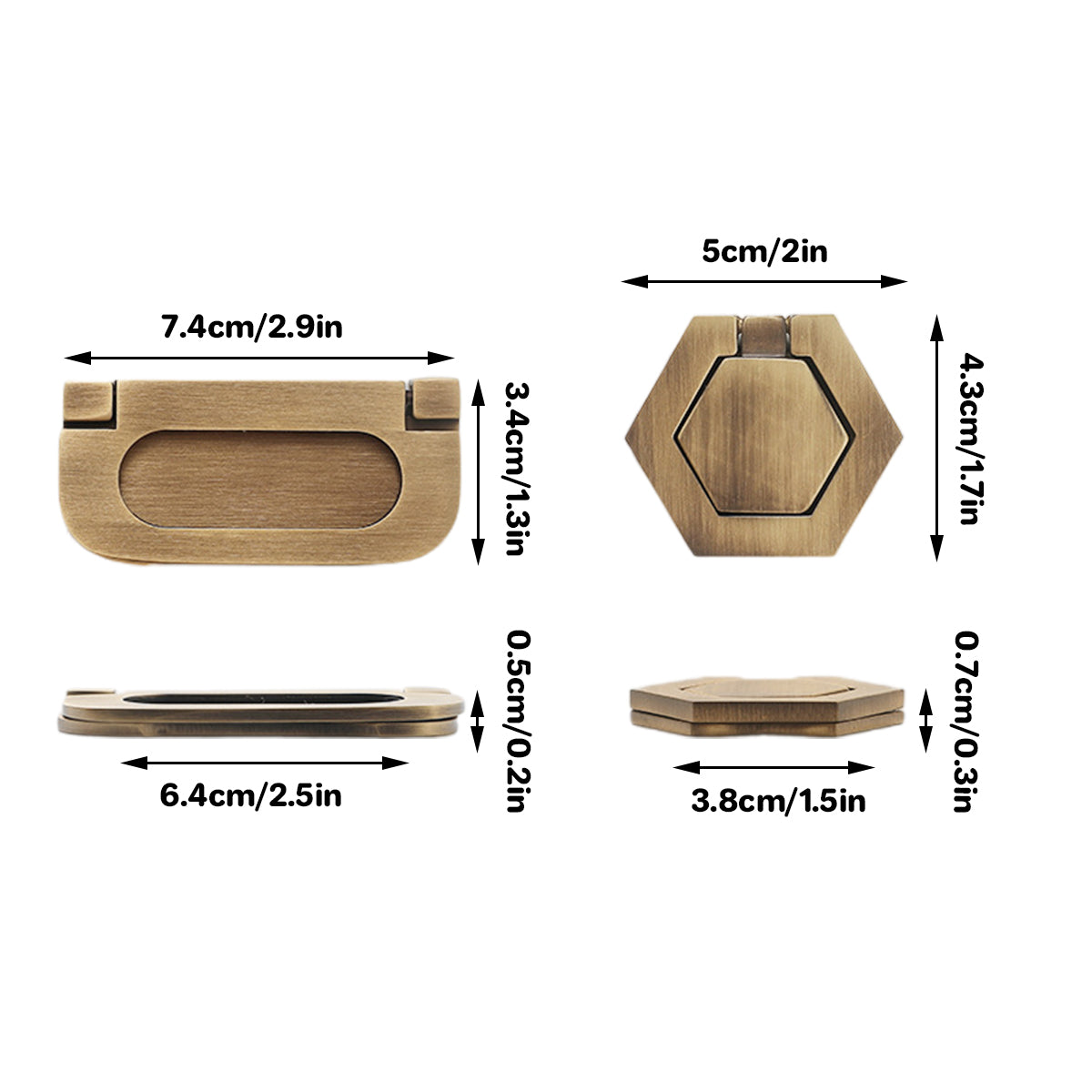 Cabinet door handles drawer handles wardrobe flush pull handle