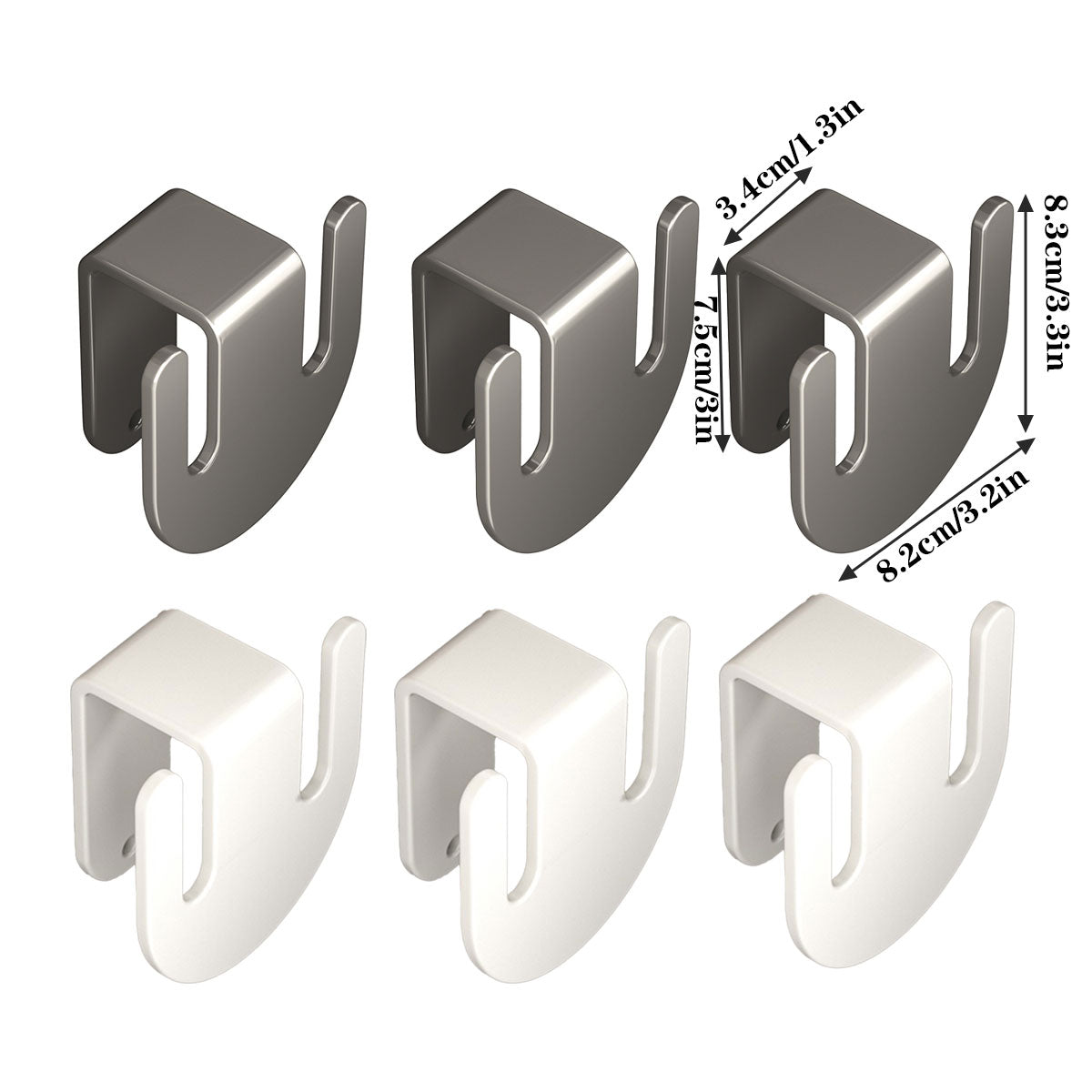 Stainless Steel Slipper Hook - Self Adhesive Wall Mount