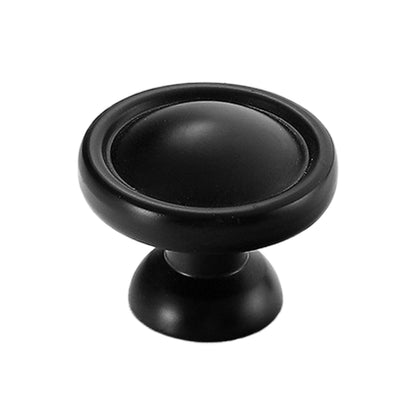 Matte Black Copper Cabinet Knobs for Drawers and Cabinets