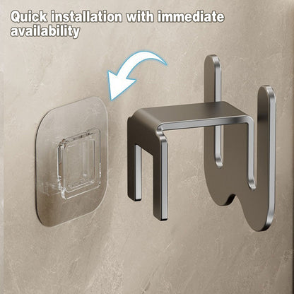 Stainless Steel Slipper Hook - Self Adhesive Wall Mount