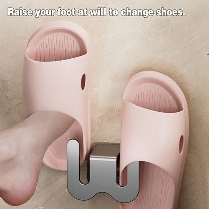 Stainless Steel Slipper Hook - Self Adhesive Wall Mount