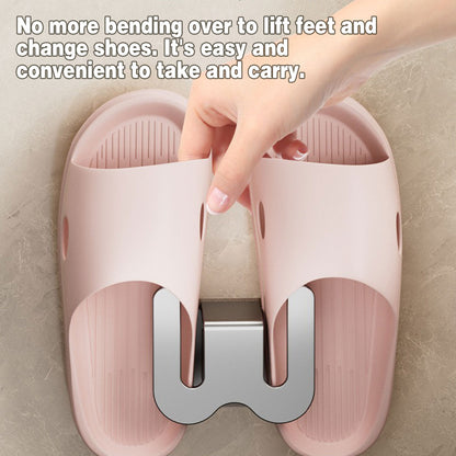 Stainless Steel Slipper Hook - Self Adhesive Wall Mount