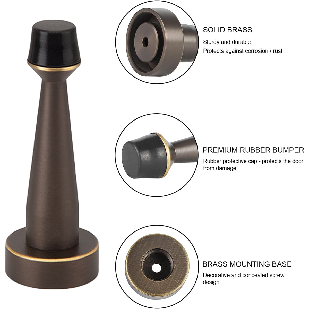 Wall-Mounted Door Stops – Durable and Stylish Door Protection