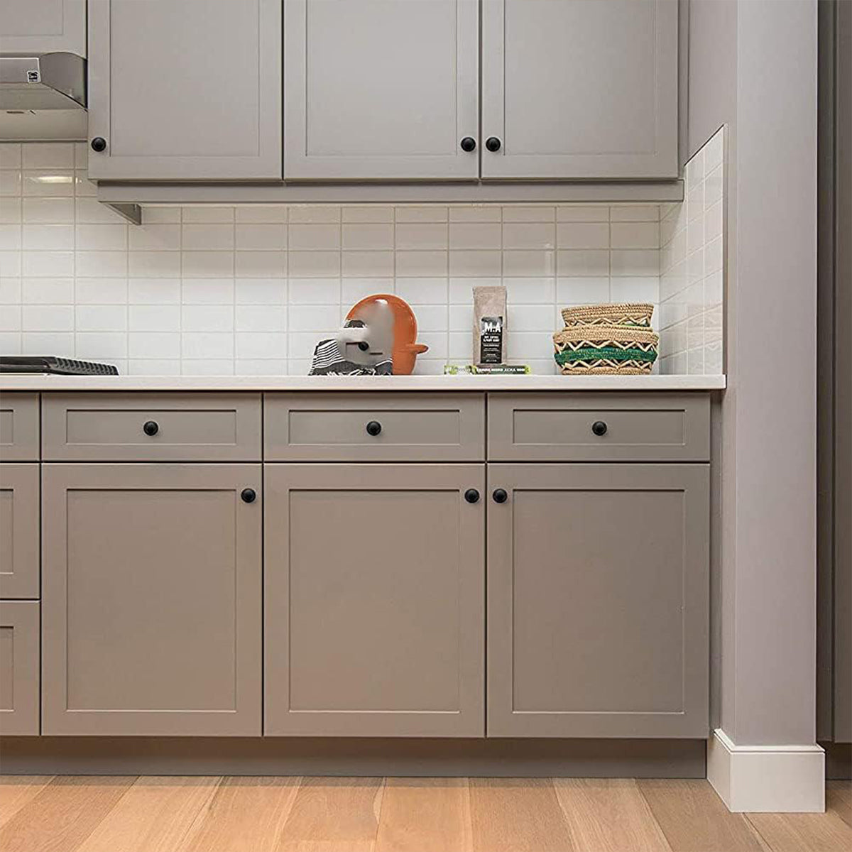 Matte Black Copper Cabinet Knobs for Drawers and Cabinets