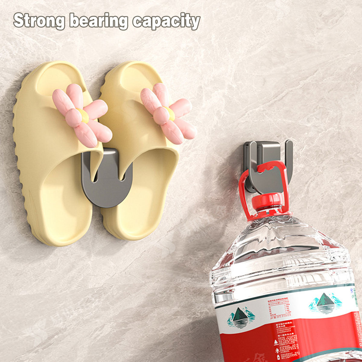 Stainless Steel Slipper Hook - Self Adhesive Wall Mount