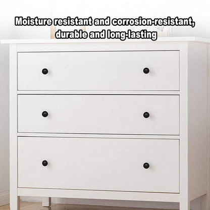 Matte Black Copper Cabinet Knobs for Drawers and Cabinets
