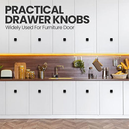 Matte Black Copper Cabinet Knobs for Drawers and Cabinets