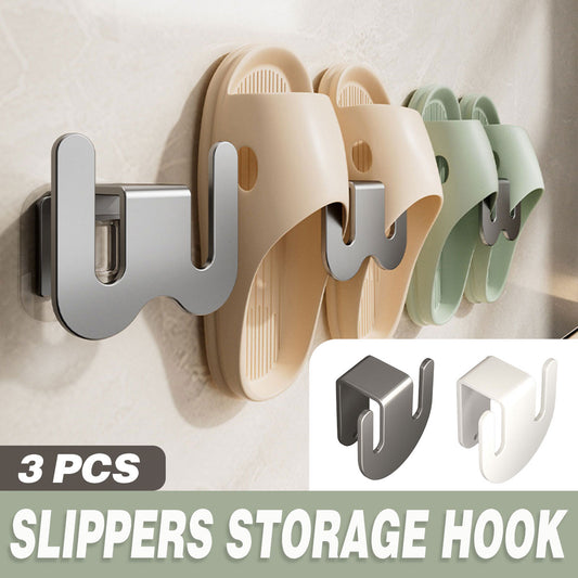 Stainless Steel Slipper Hook - Self Adhesive Wall Mount