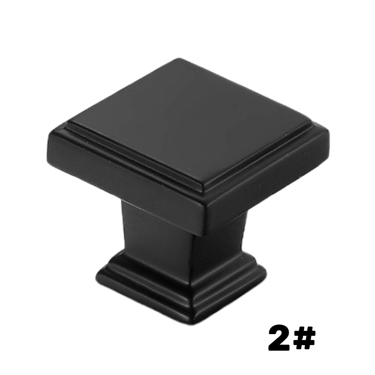 Matte Black Copper Cabinet Knobs for Drawers and Cabinets