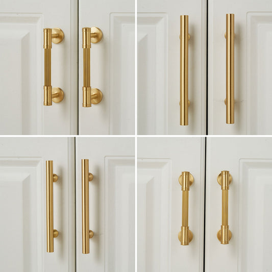 Brushed Brass Cabinet Handles & Knobs – Premium Brass Furniture Hardware