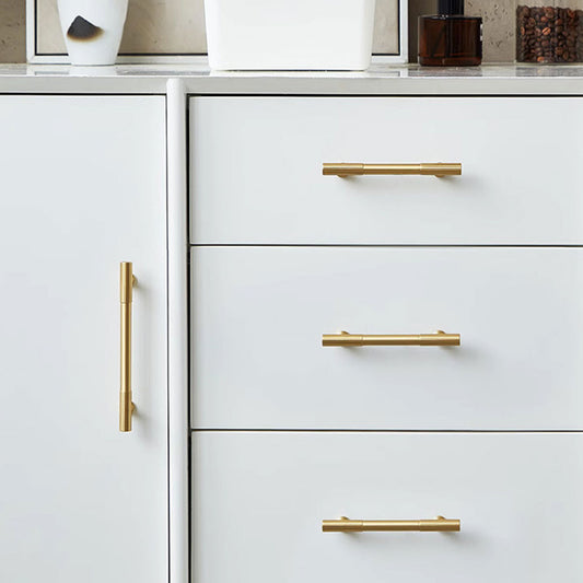 Brushed Brass Cabinet Door Handles