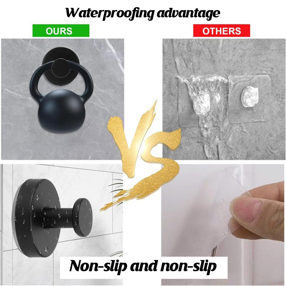 Stainless Steel Bathroom Towel Hooks – Wall Mounted Hooks