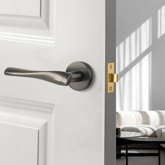 Brass Door Handles for Interior Doors – Passage & Privacy Lever Door Handle