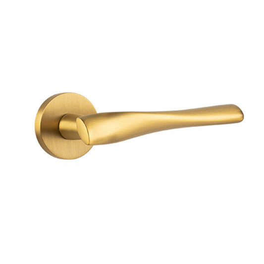 Brass Door Handles for Interior Doors – Passage & Privacy Lever Door Handle
