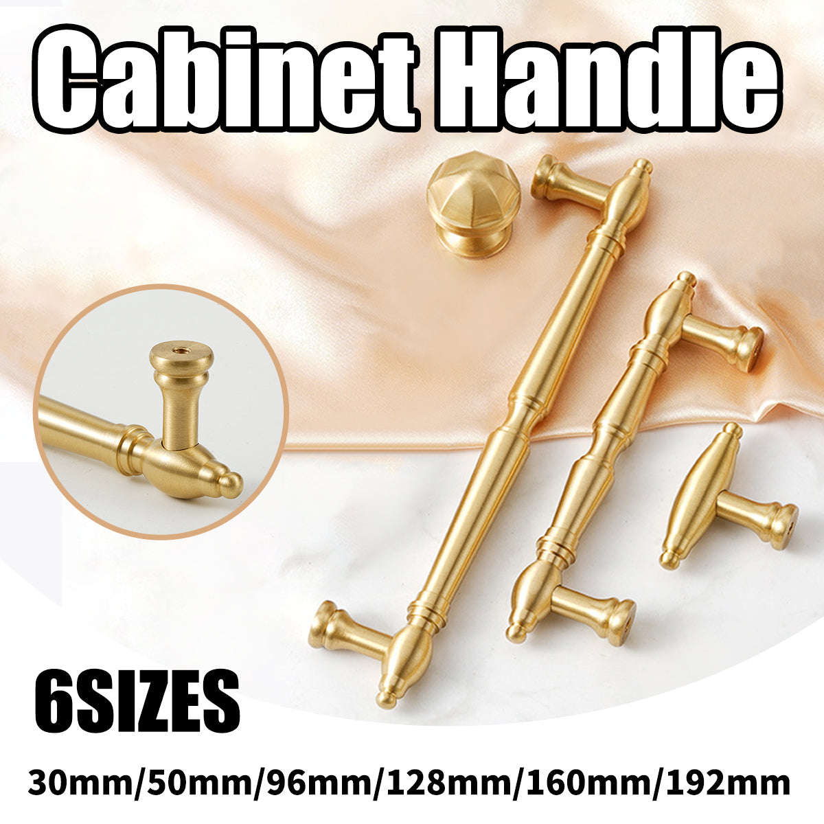 Brushed Brass Cabinet Handles – Premium Brass Drawer Pull Handles & Cabinet Knobs