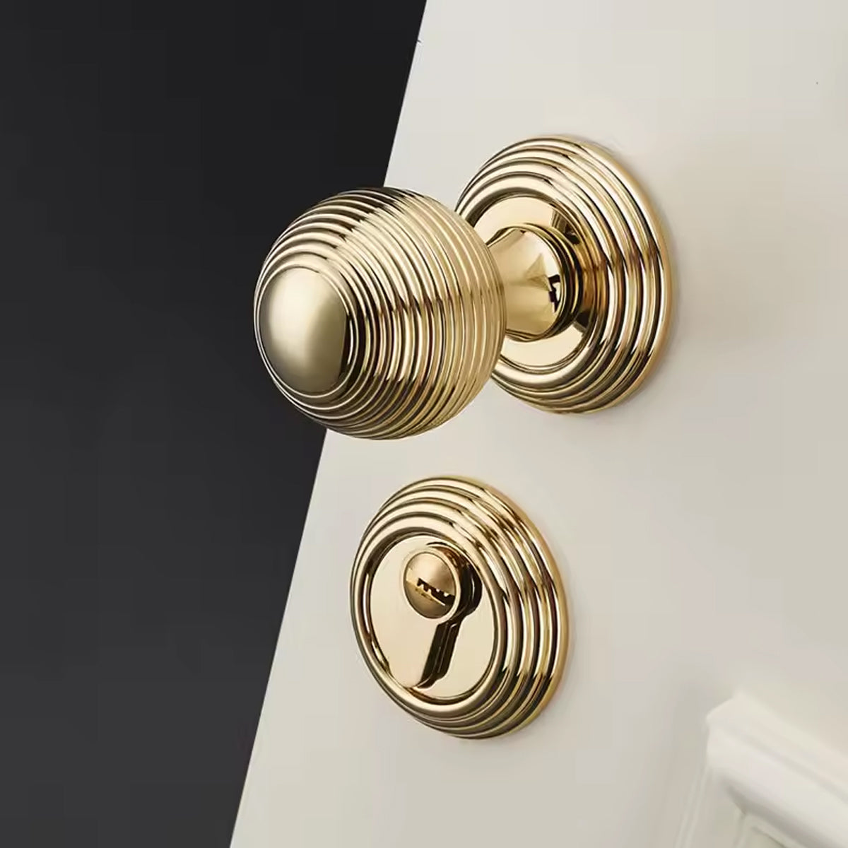 Elegant Entrance & Front Door Handles with Knobs