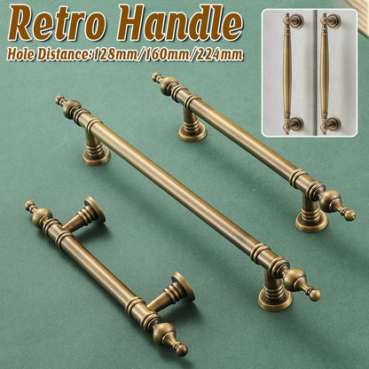 Vintage Brass Cabinet Handles – Classic Drawer Pulls for Timeless Elegance
