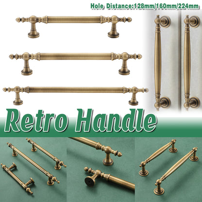 Vintage Brass Cabinet Handles – Classic Drawer Pulls for Timeless Elegance