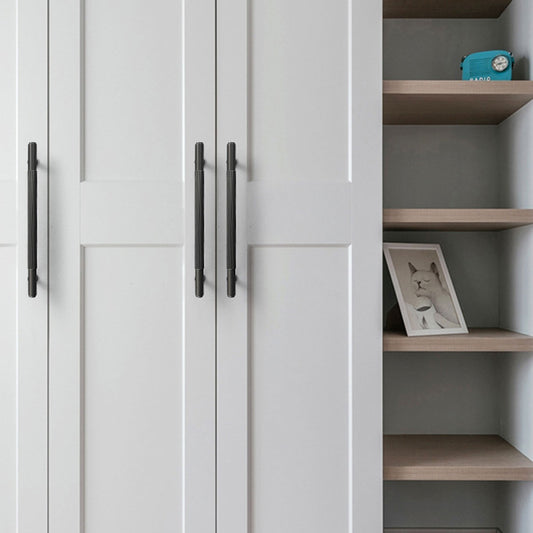 Knurled Copper Cabinet Handles and Knobs for Kitchen and Drawers