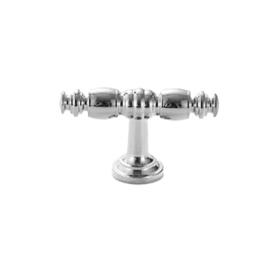 Polished Silver Brass Cabinet Pull Handles – Classic Drawer Handles with Vintage Detailing